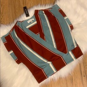 Montreal Striped Crop Top